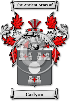 Carlyon Family Crest Download (JPG) Legacy Series - 600 DPI