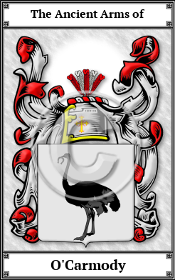 O'Carmody Family Crest Download (JPG)  Book Plated - 150 DPI