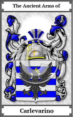 Carlevarino Family Crest Download (JPG)  Book Plated - 150 DPI
