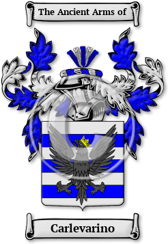 Carlevarino Family Crest Download (jpg) Legacy Series - 150 DPI