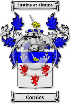 Cornies Family Crest Download (JPG) Legacy Series - 600 DPI