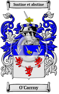 O'Carrny Family Crest/Coat of Arms