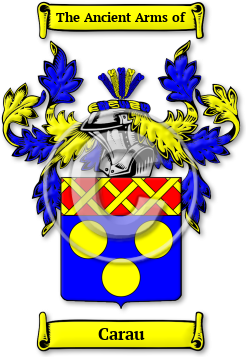 Carau Family Crest Download (JPG) Legacy Series - 600 DPI