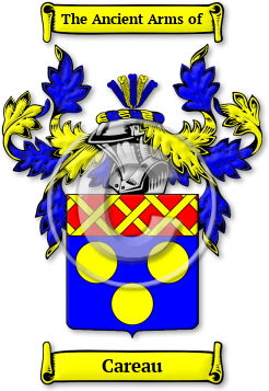 Careau Family Crest Download (jpg) Legacy Series - 150 DPI