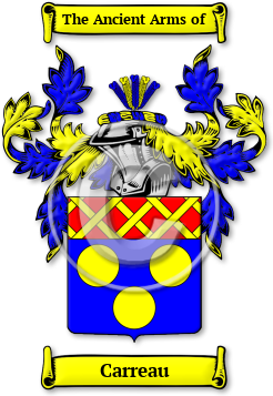 Carreau Family Crest Download (JPG) Legacy Series - 600 DPI