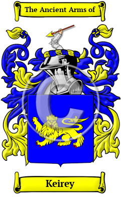 Keirey Family Crest/Coat of Arms