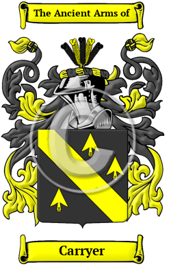 Carryer Family Crest/Coat of Arms