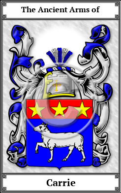 Carrie Family Crest Download (JPG) Book Plated - 600 DPI