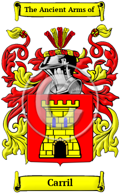 Carril Family Crest Download (JPG) Heritage Series - 600 DPI