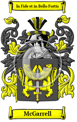 McGarrell Family Crest/Coat of Arms