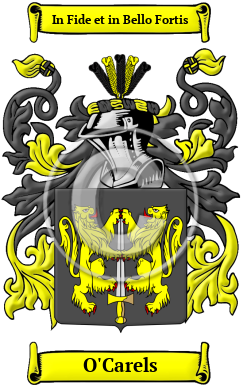 O'Carels Family Crest/Coat of Arms