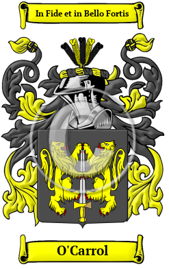 O'Carrol Family Crest/Coat of Arms