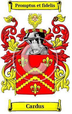 Cardus Family Crest/Coat of Arms