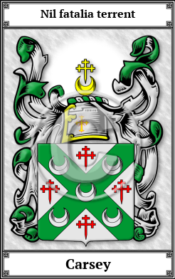 Carsey Family Crest Download (JPG)  Book Plated - 150 DPI