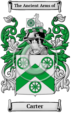 Carter Family Crest/Coat of Arms