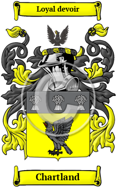 Chartland Family Crest/Coat of Arms