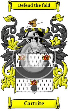 Cartrite Family Crest/Coat of Arms