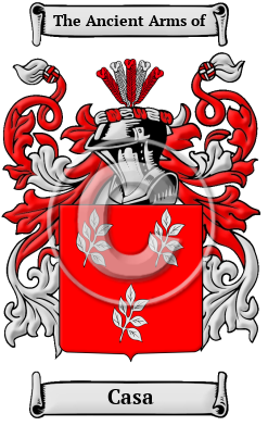 Casa Family Crest/Coat of Arms