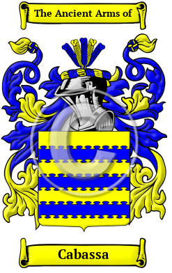 Cabassa Family Crest/Coat of Arms