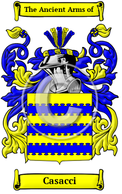 Casacci Family Crest/Coat of Arms