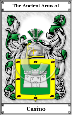 Casino Family Crest Download (JPG) Book Plated - 600 DPI