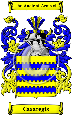 Casaregis Family Crest/Coat of Arms