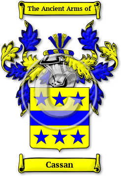 Cassan Family Crest Download (jpg) Legacy Series - 150 DPI