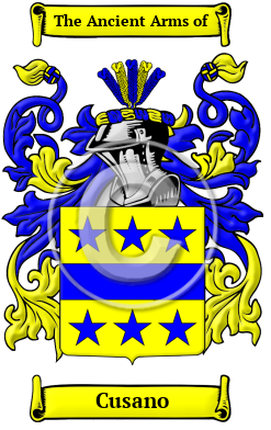 Cusano Family Crest/Coat of Arms