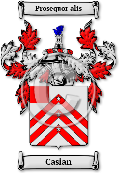 Casian Family Crest Download (jpg) Legacy Series - 150 DPI