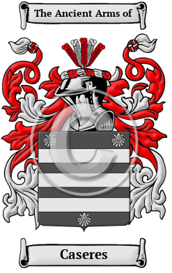 Caseres Family Crest/Coat of Arms