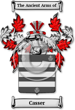 Casser Family Crest Download (JPG) Legacy Series - 300 DPI