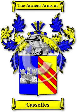 Casselles Family Crest Download (jpg) Legacy Series - 150 DPI