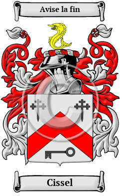 Cissel Family Crest/Coat of Arms