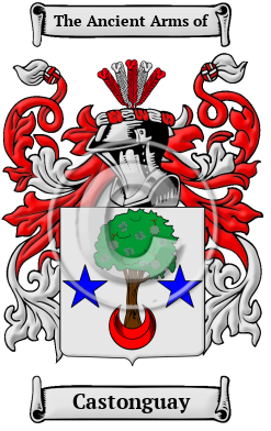 Castonguay Family Crest/Coat of Arms