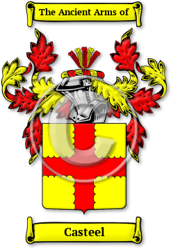Casteel Family Crest Download (JPG) Legacy Series - 600 DPI