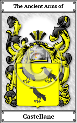 Castellane Family Crest Download (JPG) Book Plated - 600 DPI