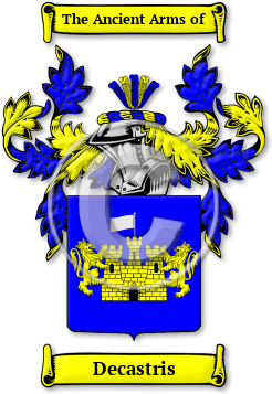 Decastris Family Crest Download (jpg) Legacy Series - 150 DPI