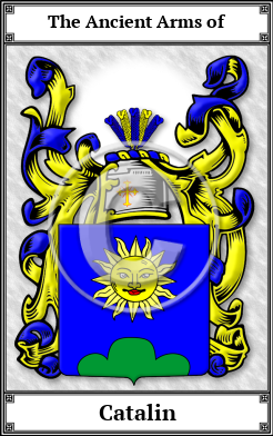 Catalin Family Crest Download (JPG) Book Plated - 600 DPI