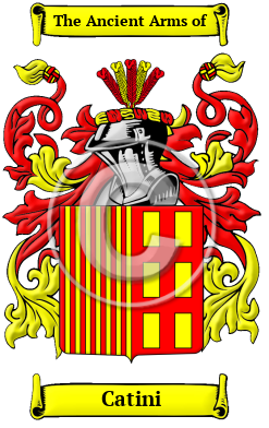 Catini Family Crest/Coat of Arms