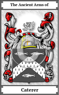 Caterer Family Crest Download (JPG)  Book Plated - 150 DPI