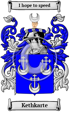 Kethkarte Family Crest/Coat of Arms
