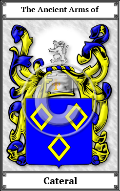 Cateral Family Crest Download (JPG) Book Plated - 600 DPI