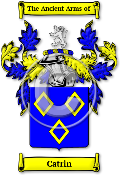 Catrin Family Crest Download (jpg) Legacy Series - 150 DPI