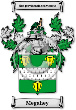 Megahey Family Crest Download (jpg) Legacy Series - 150 DPI