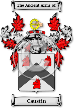 Caustin Family Crest Download (JPG) Legacy Series - 600 DPI
