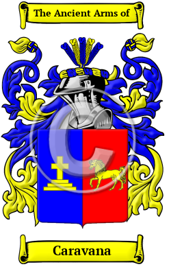 Caravana Family Crest Download (JPG) Heritage Series - 300 DPI