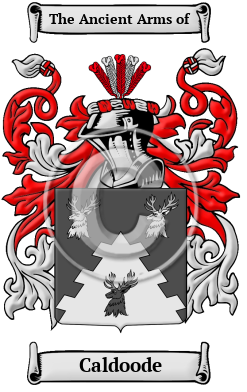 Caldoode Family Crest/Coat of Arms