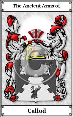Callod Family Crest Download (JPG)  Book Plated - 150 DPI