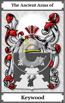 Keywood Family Crest Download (JPG)  Book Plated - 150 DPI