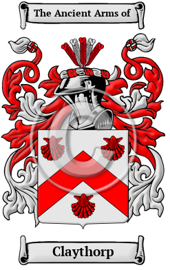 Claythorp Family Crest/Coat of Arms